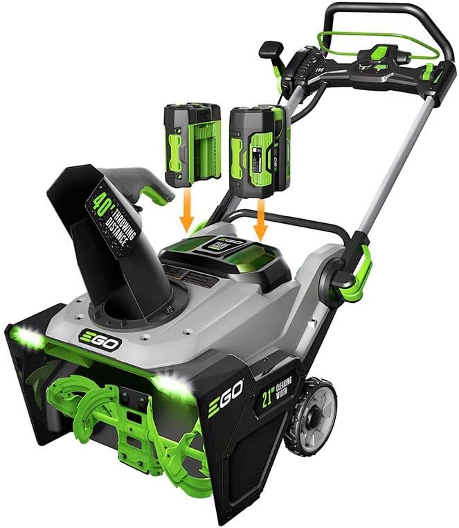 EGO Power+ 21" Electric Snow Blower, Gray/Black, Cordless Steel Auger, Includes (2) 56V 5.0Ah Batteries and Dual Port Charger, SNT2112 Father Jim Norris notebooks
