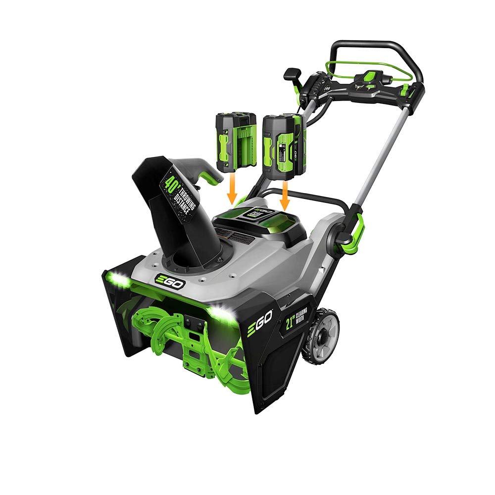 EGO Power+ 21" Electric Snow Blower, Gray/Black, Cordless Steel Auger, Includes (2) 56V 5.0Ah Batteries and Dual Port Charger, SNT2112 Father Jim Norris notebooks