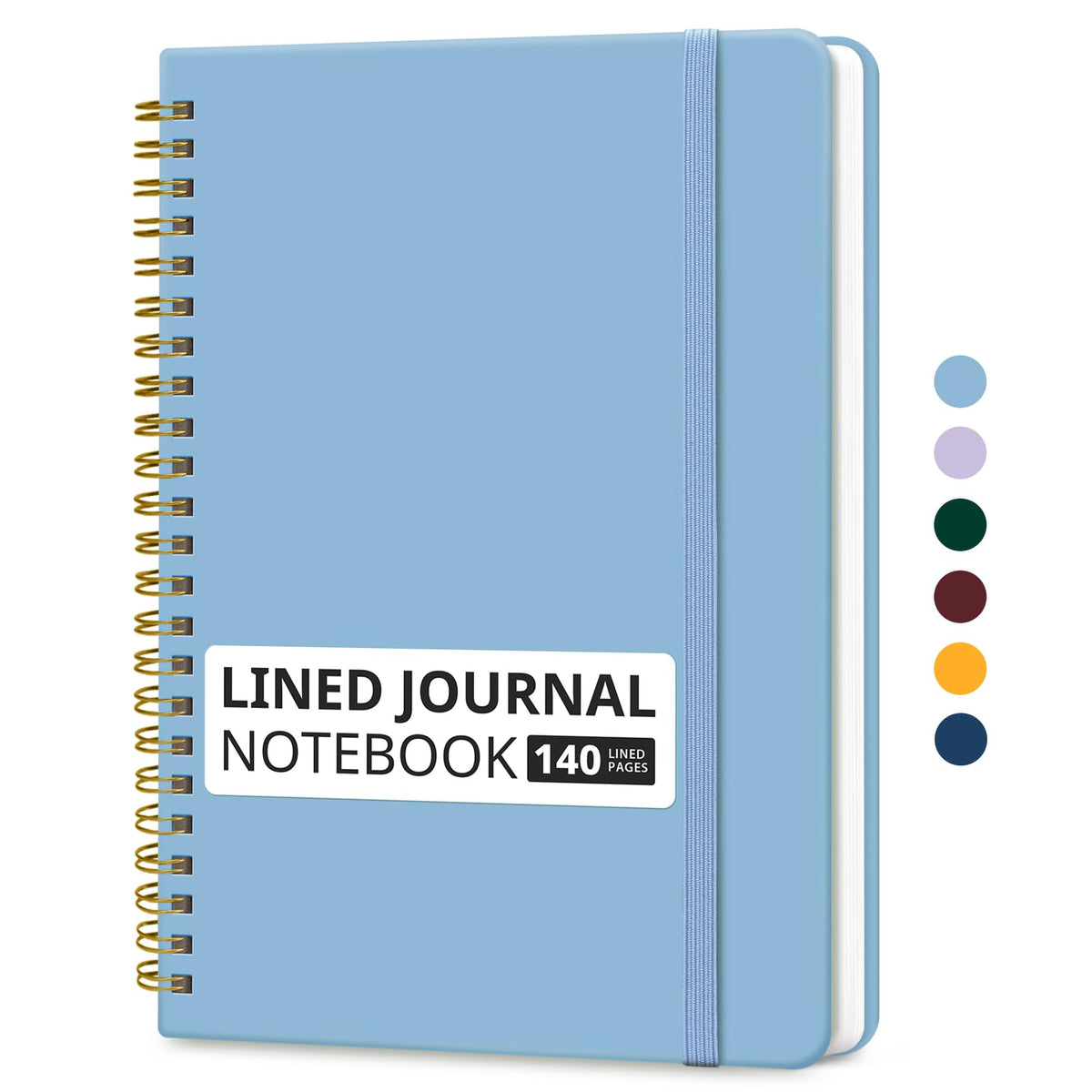 Taja Lined Spiral Notebook for Work, 5.7"x7.9" Spiral Journal College Ruled Father Jim Norris notebooks