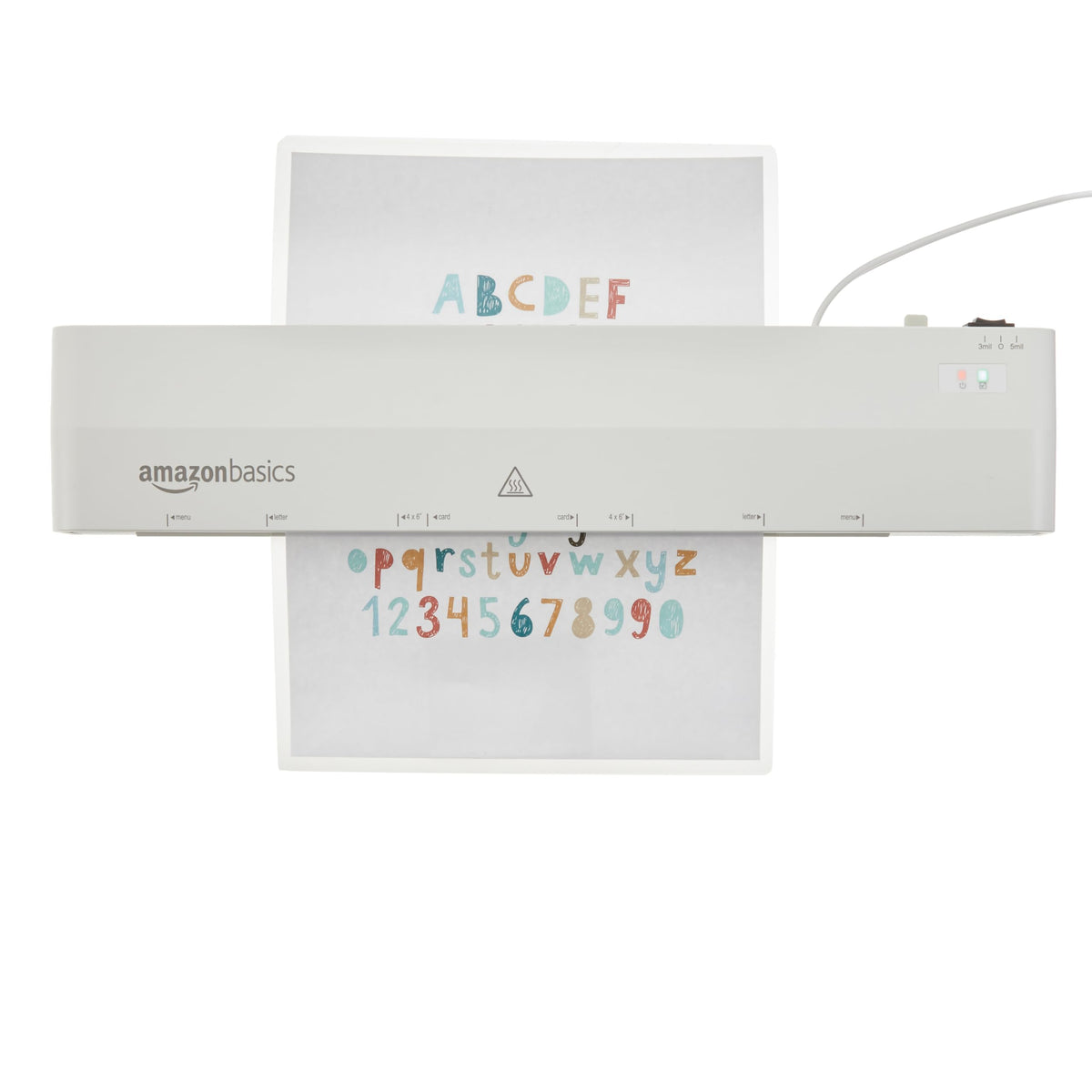 Amazon Basics 9-Inch Thermal Laminator Machine with Quick Warm-Up, 2 Heat Settings, Jam Release for Documents and Photos, White Father Jim Norris notebooks