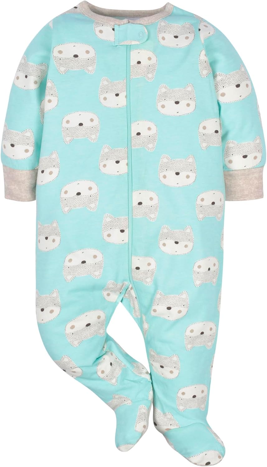 Gerber Baby Boys' 4 Pack Sleep 'N Play Footie