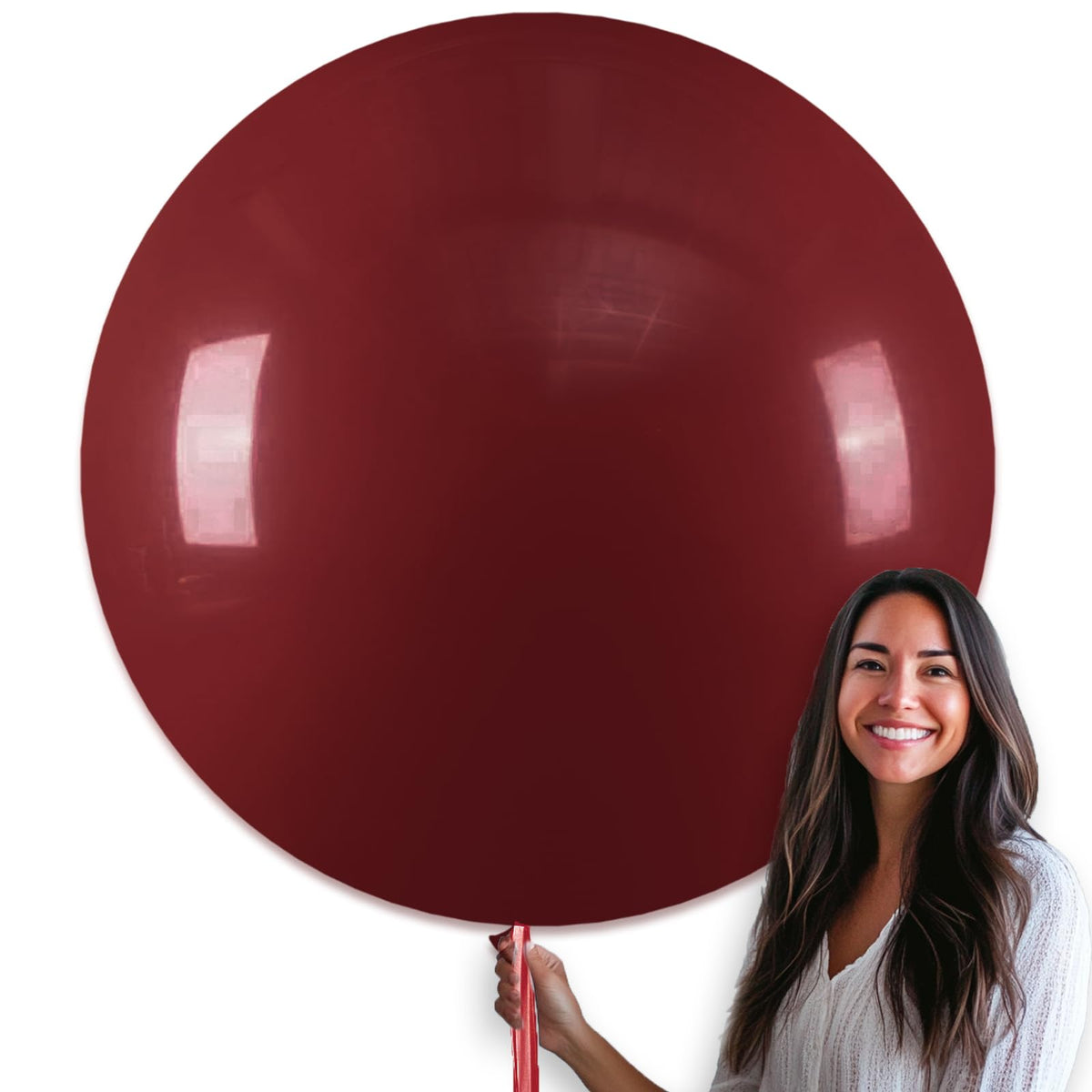 PartyWoo Assorted Colors Rainbow Balloons 50pcs Multicolor Colorful Color