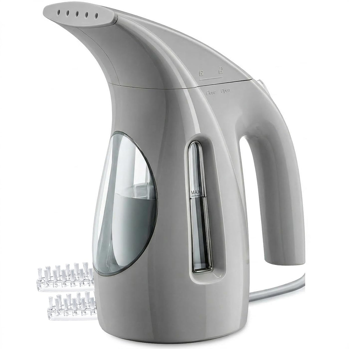 HiLIFE Steamer for Clothes, Portable Handheld Clothing Steamer, 240ml Big Capacity, 700W, Strong Power, Fabric Quick Wrinkle Remover with Brush for Home, Office(ONLY 120V)(Ink Black)