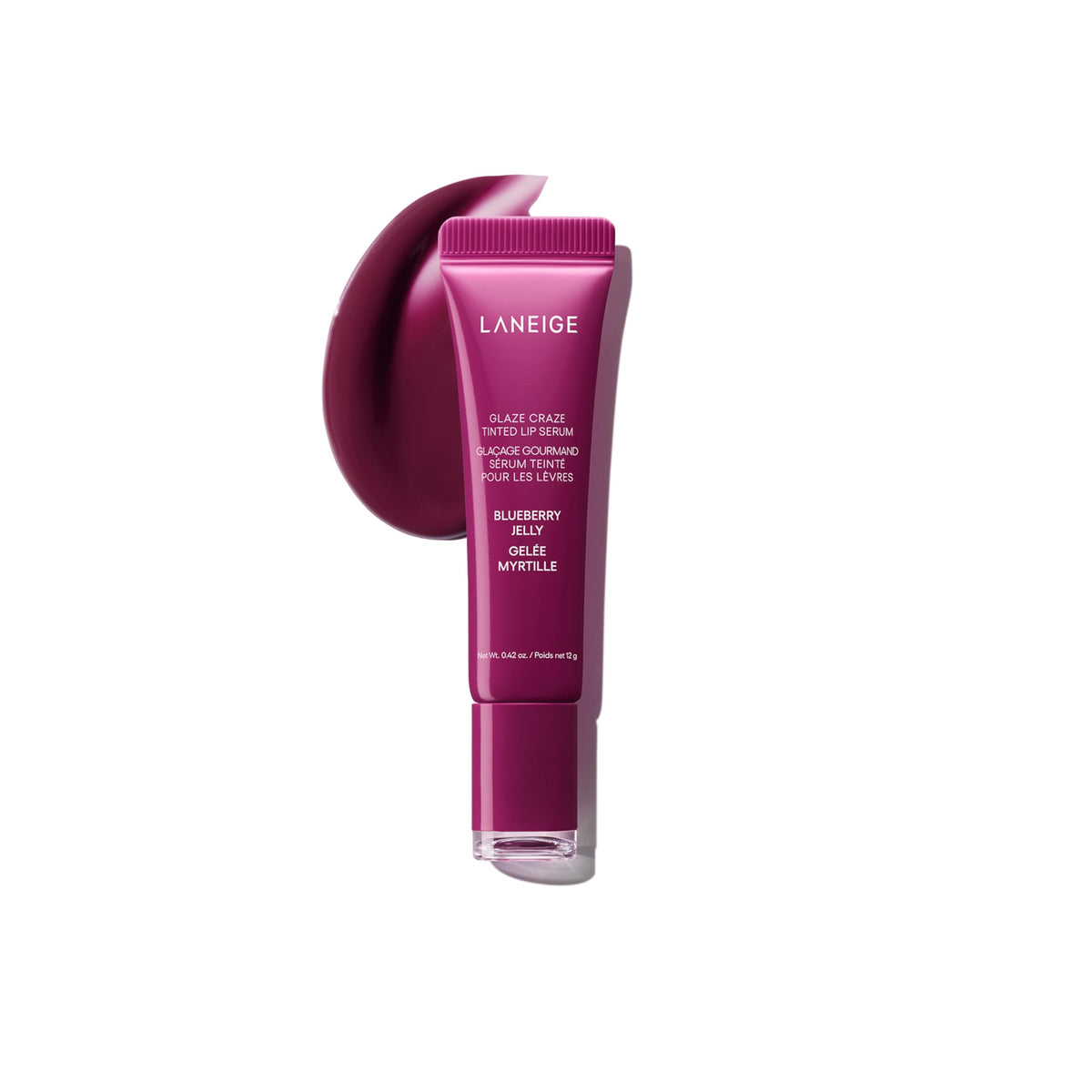 LANEIGE Glaze Craze Tinted Lip Serum with Plumping Polypeptides Father Jim Norris notebooks