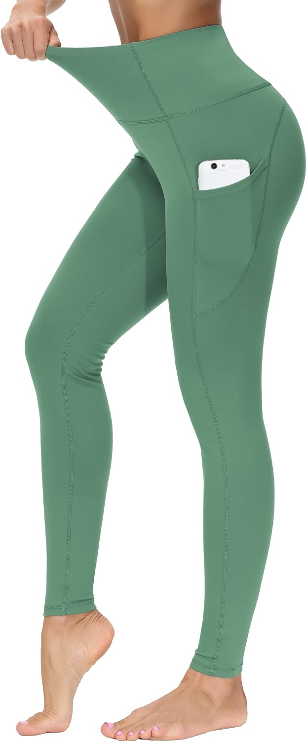 THE GYM PEOPLE Women's Thick High Waist Yoga Pants Workout Leggings