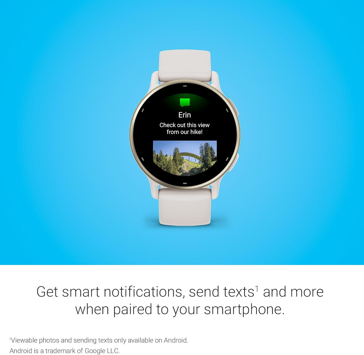 Garmin vívoactive® 5, Health & Fitness GPS Smartwatch, 42mm, Ivory Father Jim Norris notebooks