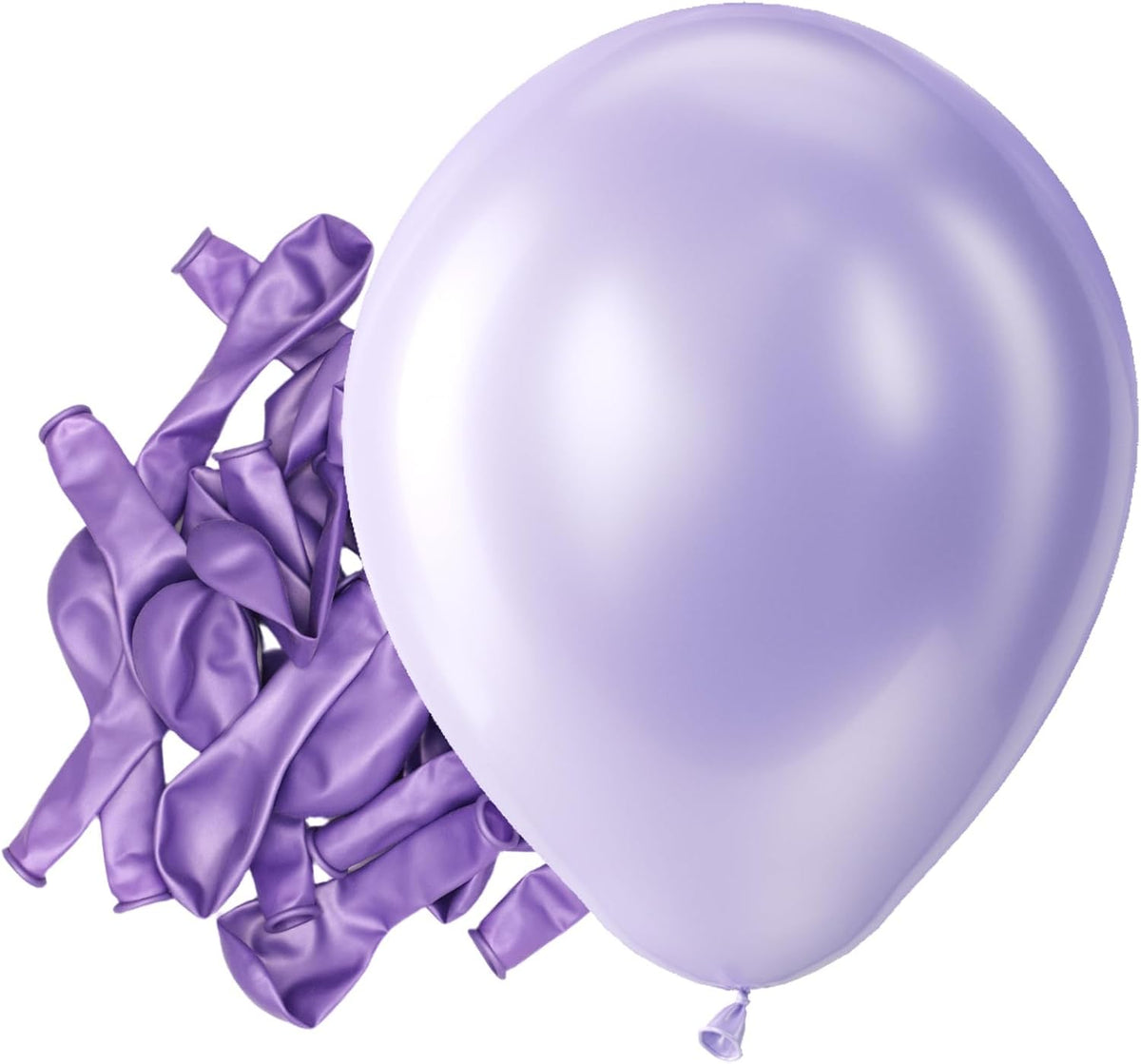 Bezente Assorted Latex Rainbow Balloons 100 Pack 12 inch