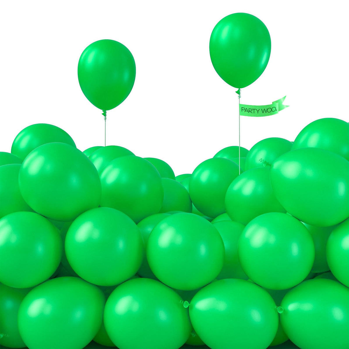 PartyWoo Assorted Colors Rainbow Balloons 50pcs Multicolor Colorful Color