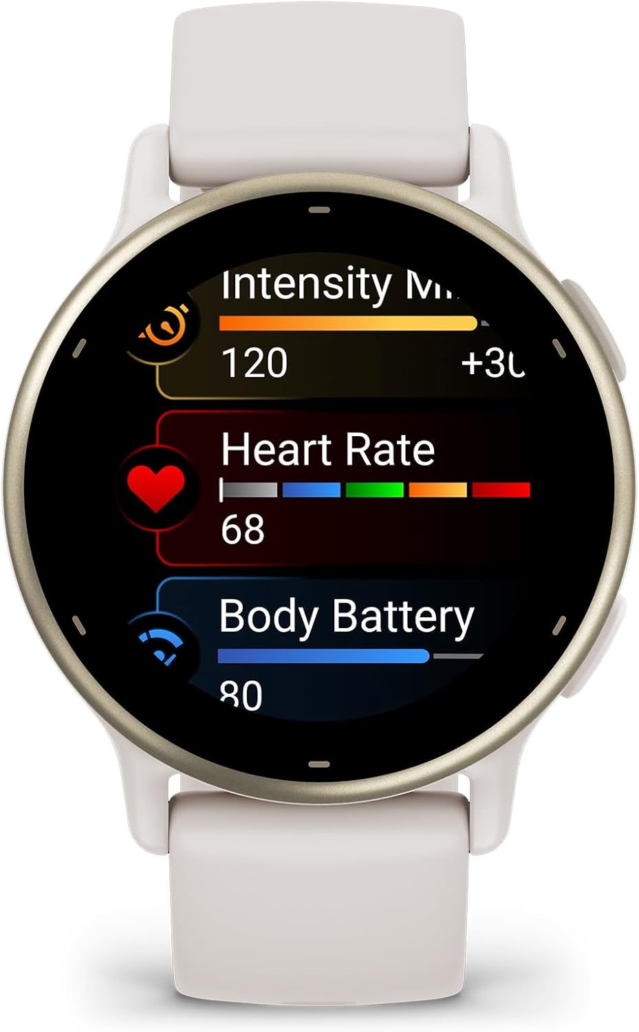 Garmin vívoactive® 5, Health & Fitness GPS Smartwatch, 42mm, Ivory Father Jim Norris notebooks