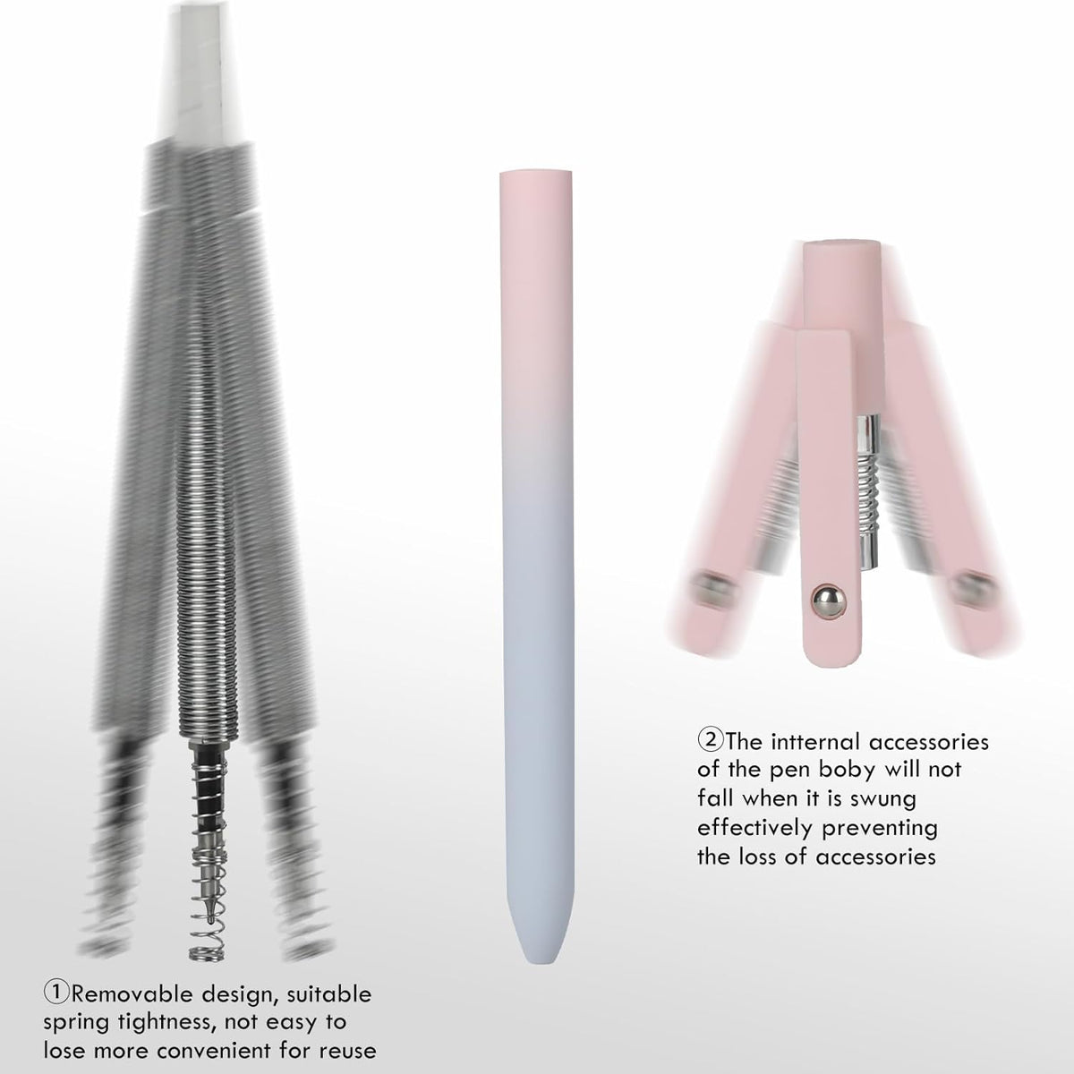 Ddaowanx Gel Pens,6 Pcs 0.5mm Retractable Quick Dry Black Ink Pens Father Jim Norris notebooks