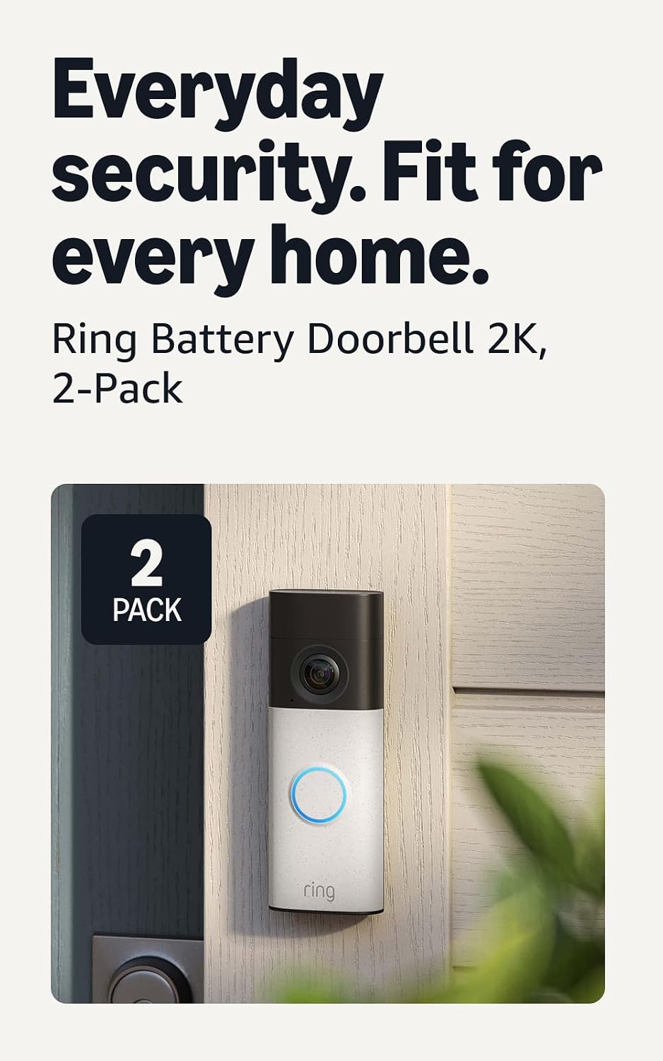 Ring Battery Doorbell 2K (newest model) Retinal 2K with wide-angle video, up to 6x Enhanced Zoom, Two-Way Talk, and Built-In Battery, Matte Mocha Father Jim Norris notebooks