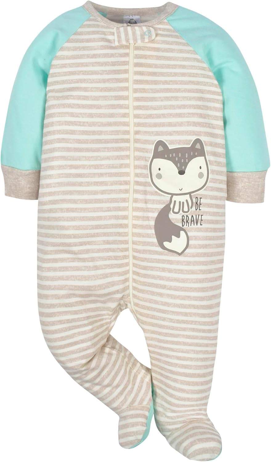 Gerber Baby Boys' 4 Pack Sleep 'N Play Footie