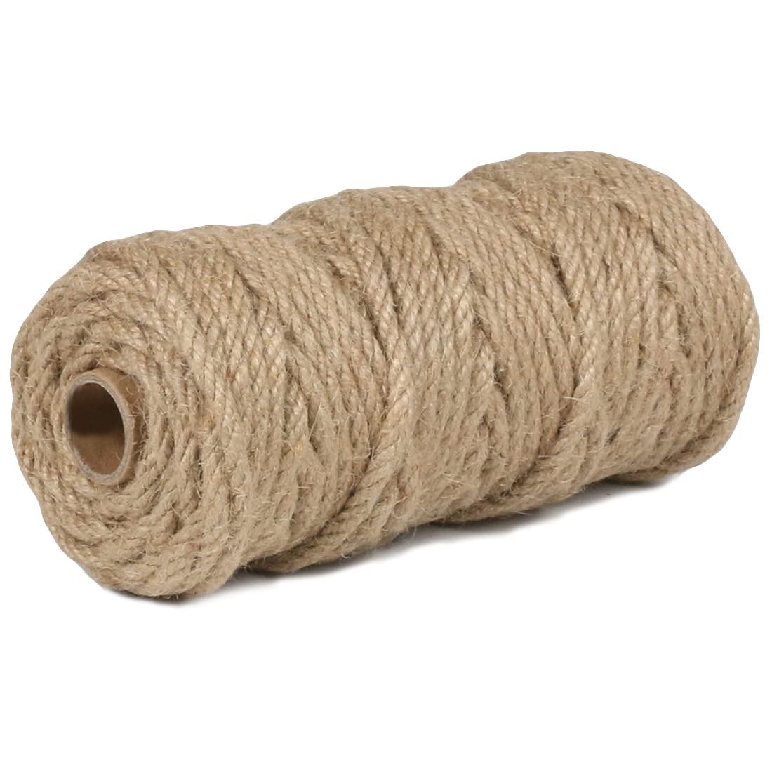PerkHomy Natural Jute Twine 600 Feet Long Twine String for Crafts Gift Wrapping Packing Gardening Crochet Knitting Macrame Decor (Brown 2mm * 600feet)