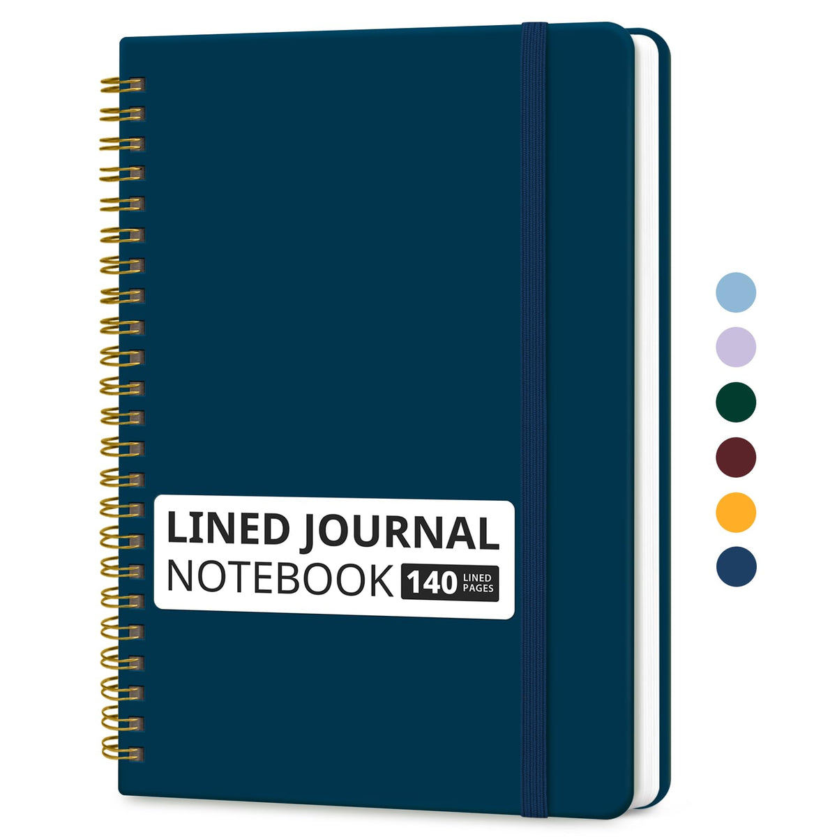 Taja Lined Spiral Notebook for Work, 5.7"x7.9" Spiral Journal College Ruled Father Jim Norris notebooks