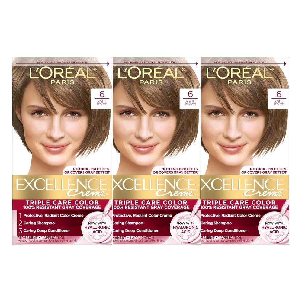 L'Oreal Paris Excellence Crème Hair Color, 4AR Dark Chocolate Brown Father Jim Norris notebooks