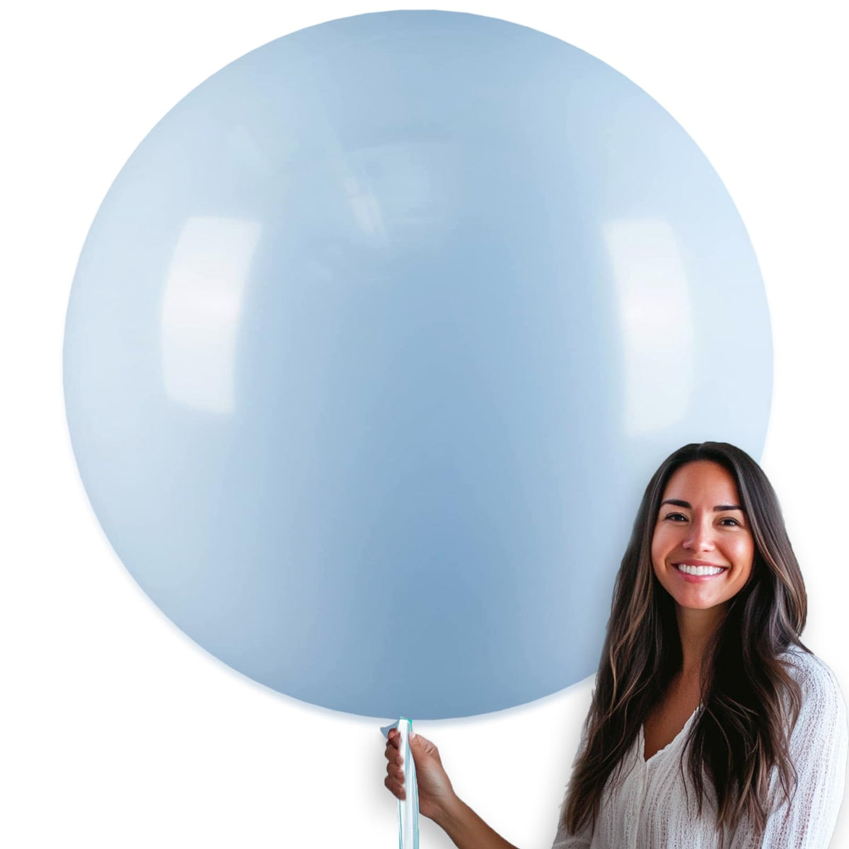 PartyWoo Assorted Colors Rainbow Balloons 50pcs Multicolor Colorful Color