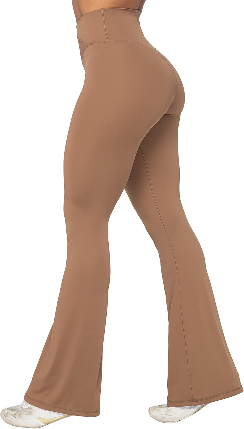 Sunzel Flare Leggings for Women, Crossover Yoga Pants with Tummy Control