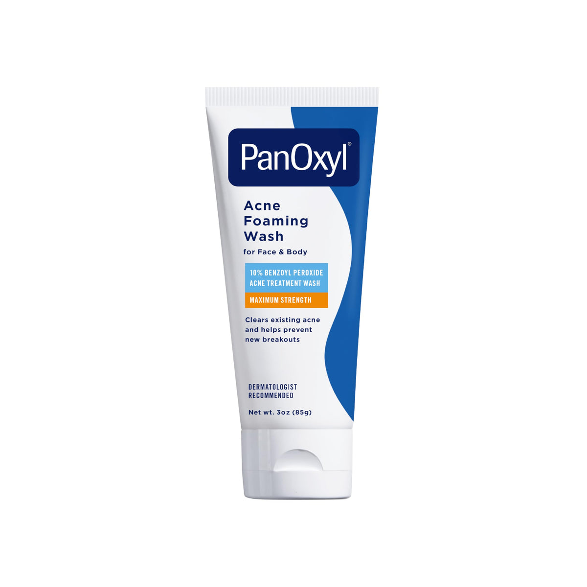 PanOxyl Acne Foaming Wash, 10% Benzoyl Peroxide, For Face & Body, 5.5 oz