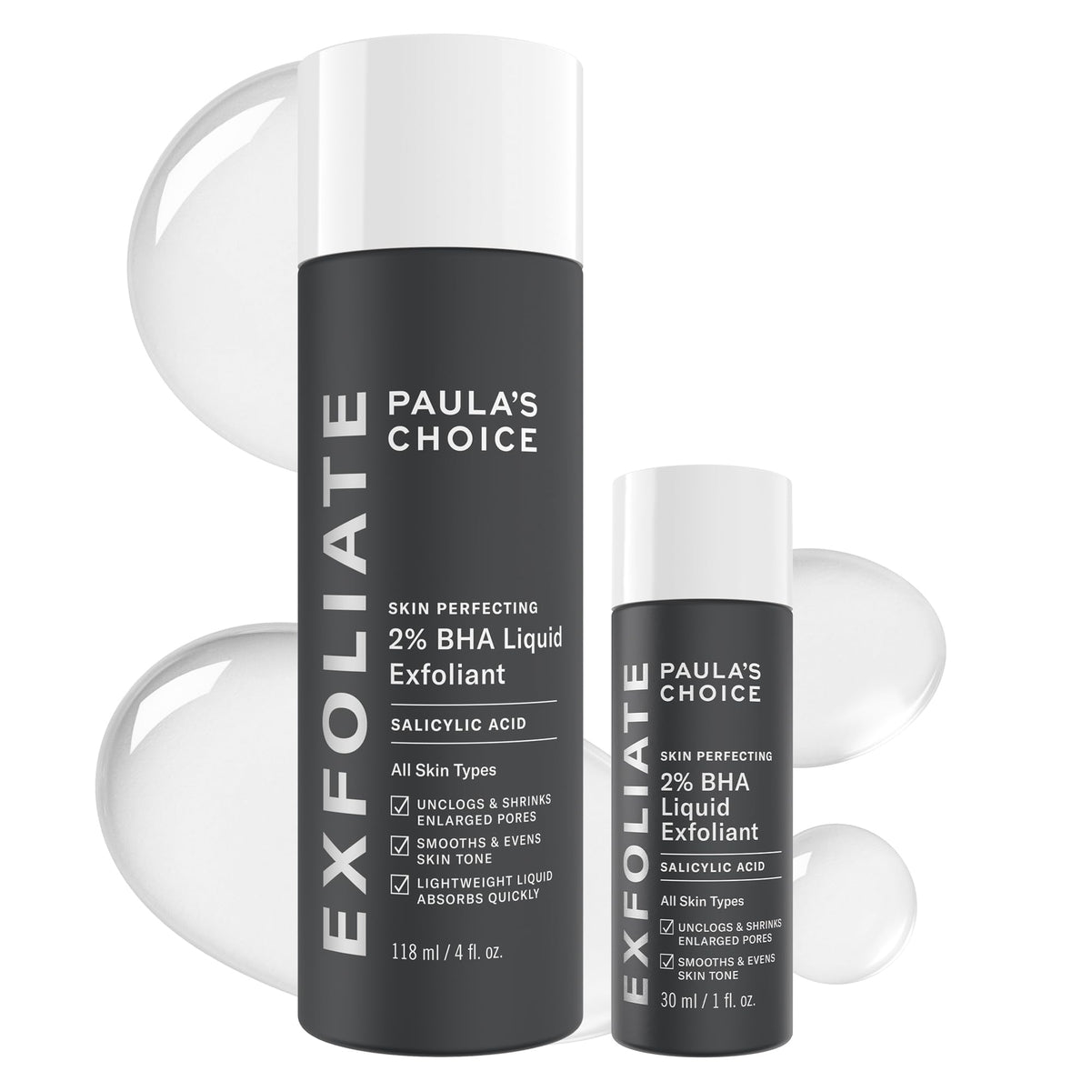 Paula's Choice SKIN PERFECTING 2% BHA Liquid Leave-On Exfoliant Father Jim Norris notebooks