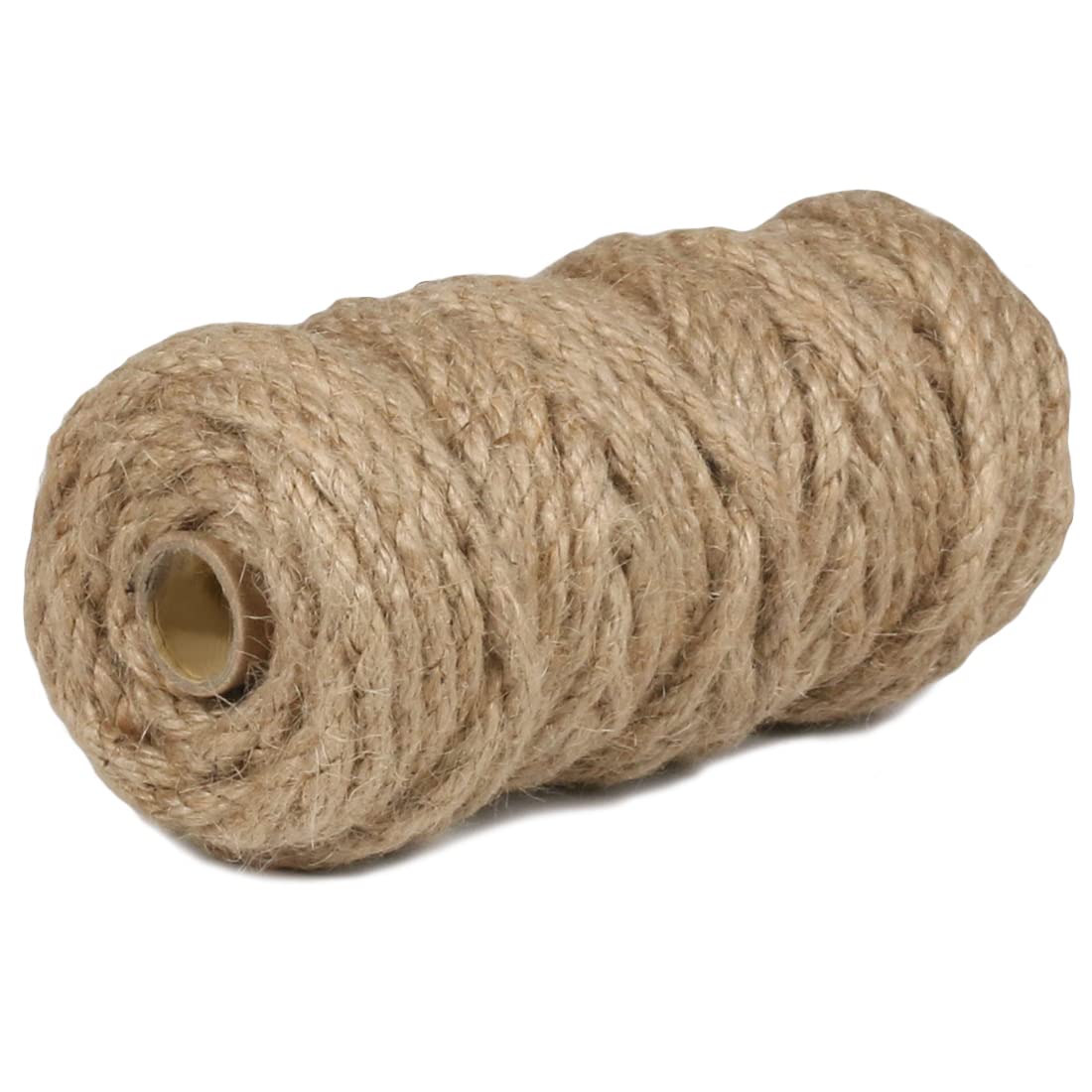 PerkHomy Natural Jute Twine 600 Feet Long Twine String for Crafts Gift Wrapping Packing Gardening Crochet Knitting Macrame Decor (Brown 2mm * 600feet)