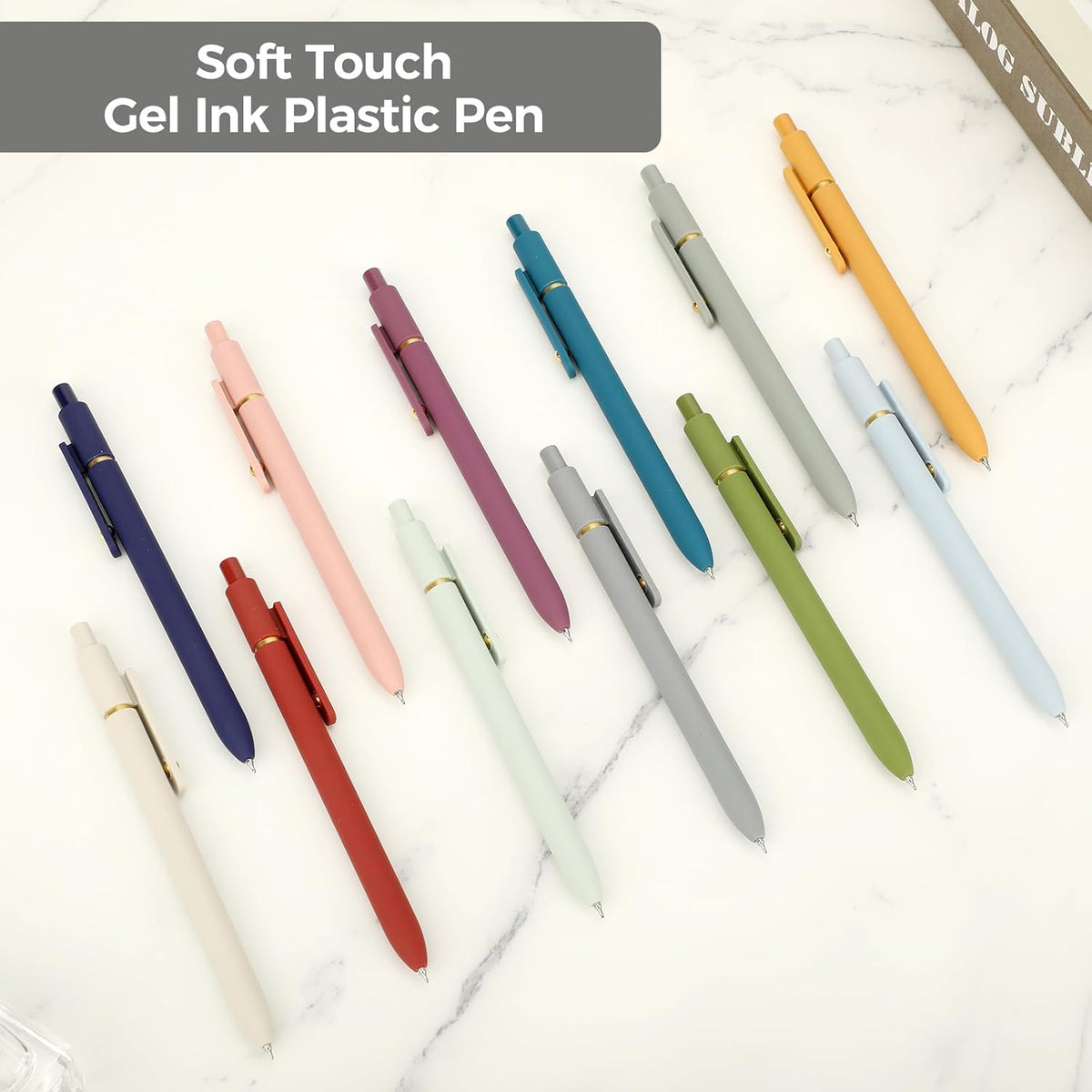 Ddaowanx Gel Pens,6 Pcs 0.5mm Retractable Quick Dry Black Ink Pens Father Jim Norris notebooks