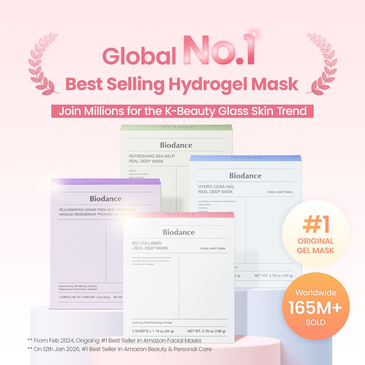 BIODANCE Bio-Collagen Real Deep Mask, Hydrating Overnight Hydrogel Face Mask, Pore Minimizing, Elasticity, Plumping, Travel Essentials & Self Care Gifts for Women, Korean Skin Care | 1.19oz(34g) x 4ea Father Jim Norris notebooks