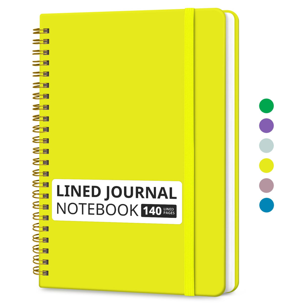Taja Lined Spiral Notebook for Work, 5.7"x7.9" Spiral Journal College Ruled Father Jim Norris notebooks