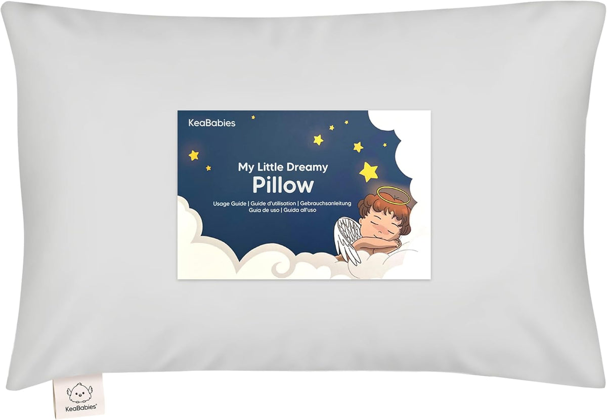 Toddler Pillow with Pillowcase, 13x18 My Little Dreamy Pillow (ABC Land)