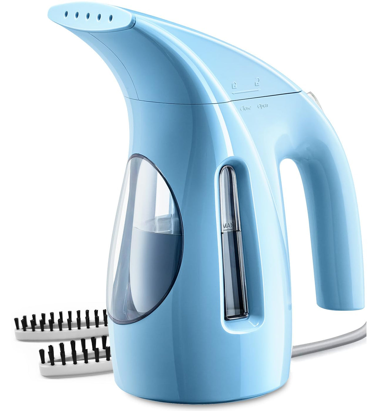 HiLIFE Steamer for Clothes, Portable Handheld Clothing Steamer, 240ml Big Capacity, 700W, Strong Power, Fabric Quick Wrinkle Remover with Brush for Home, Office(ONLY 120V)(Ink Black)