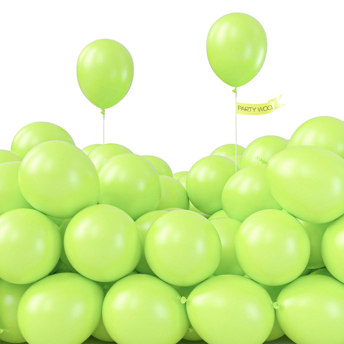 PartyWoo Assorted Colors Rainbow Balloons 50pcs Multicolor Colorful Color
