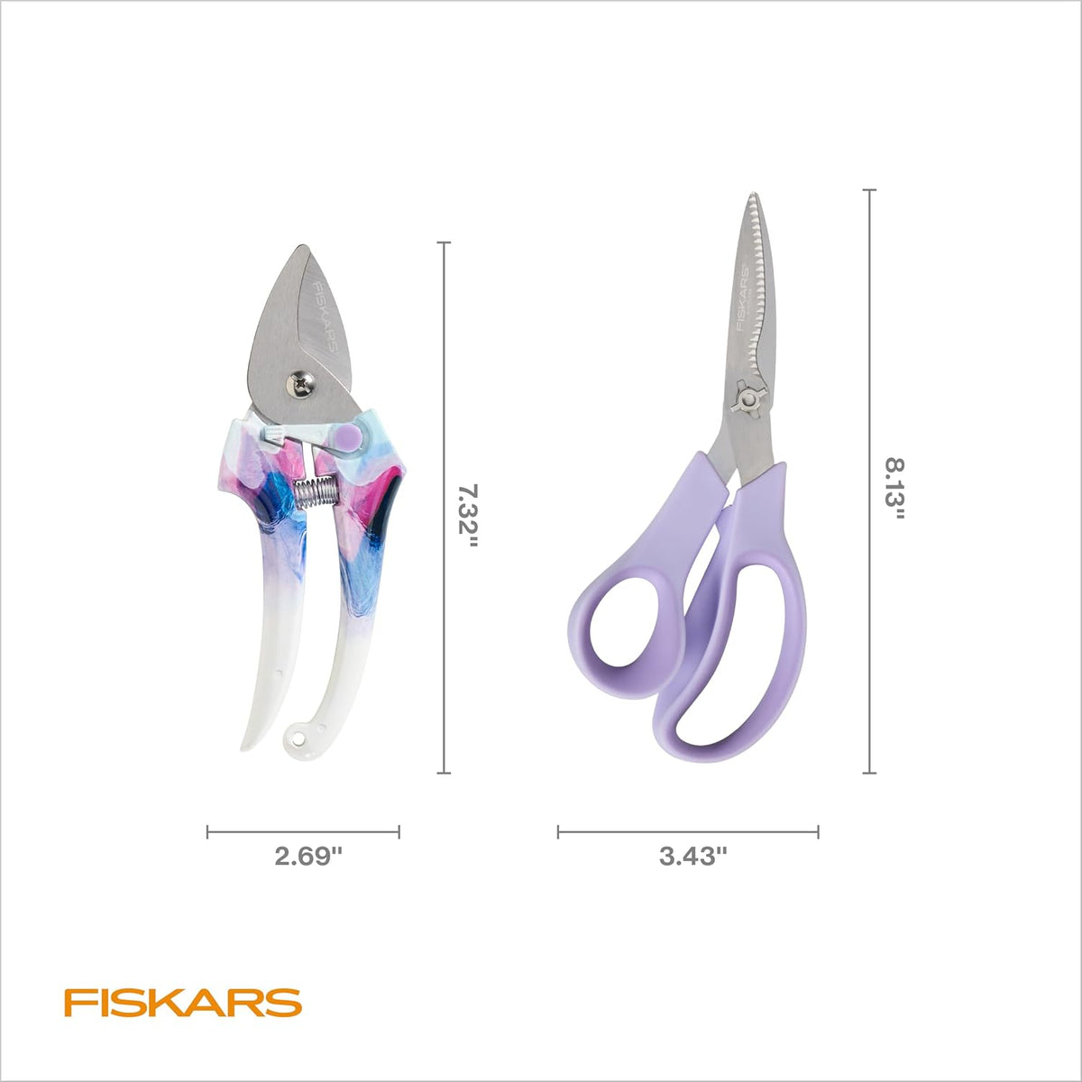Fiskars 2-Piece Garden Tool Set, Pruning Shears & Vegetable Scissors Father Jim Norris notebooks