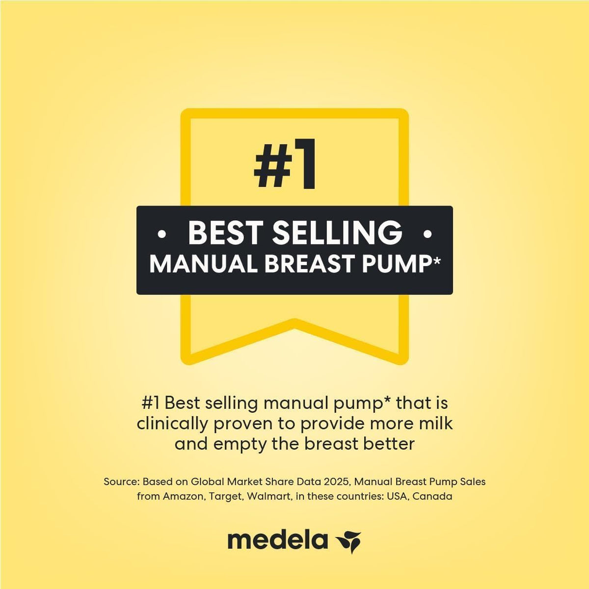 Medela Harmony Manual Breast Pump, On-the-Go, More Milk Output