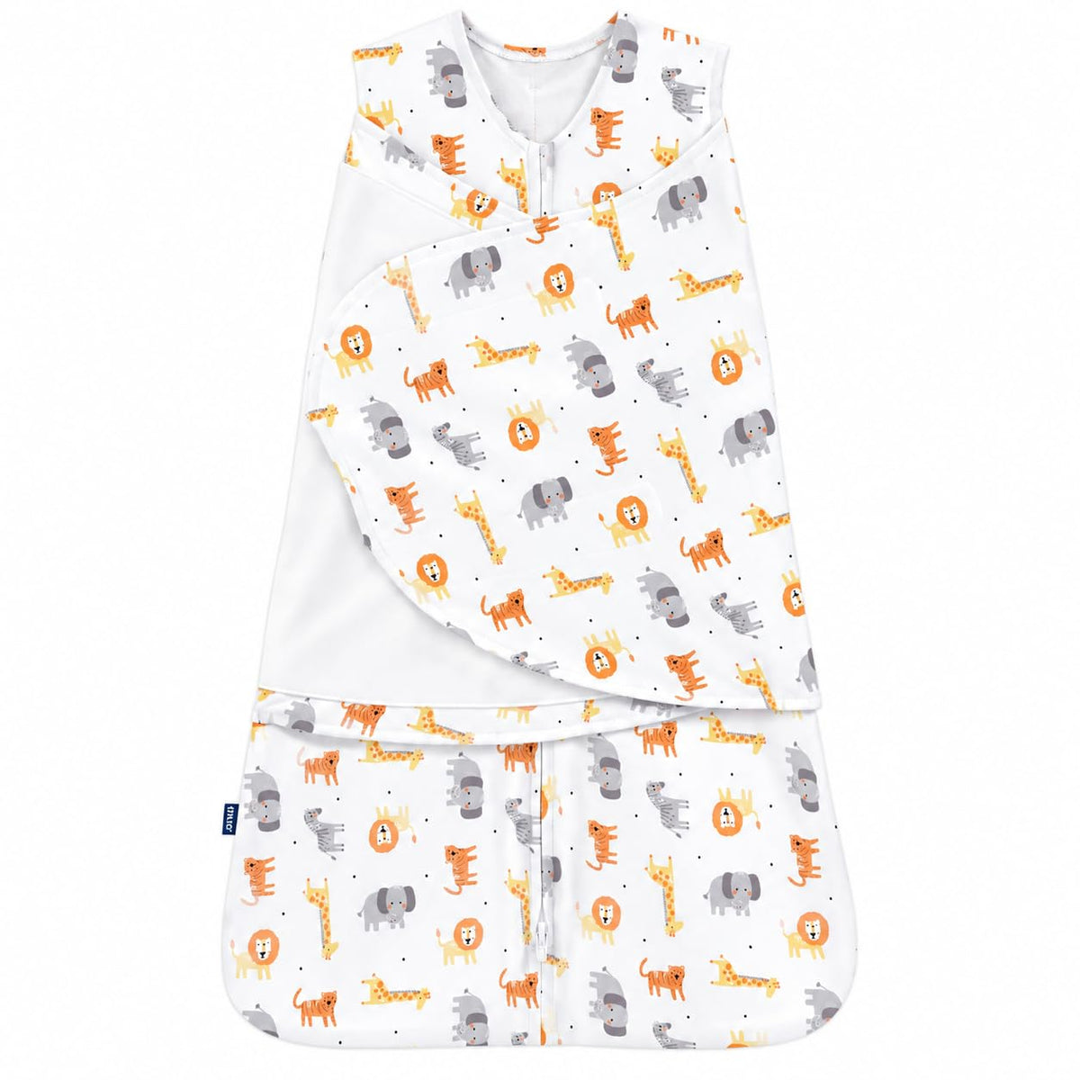 HALO SleepSack Swaddle | Cotton | 1.5 TOG | 68-75°F | 6-12 lbs |Baby Blue