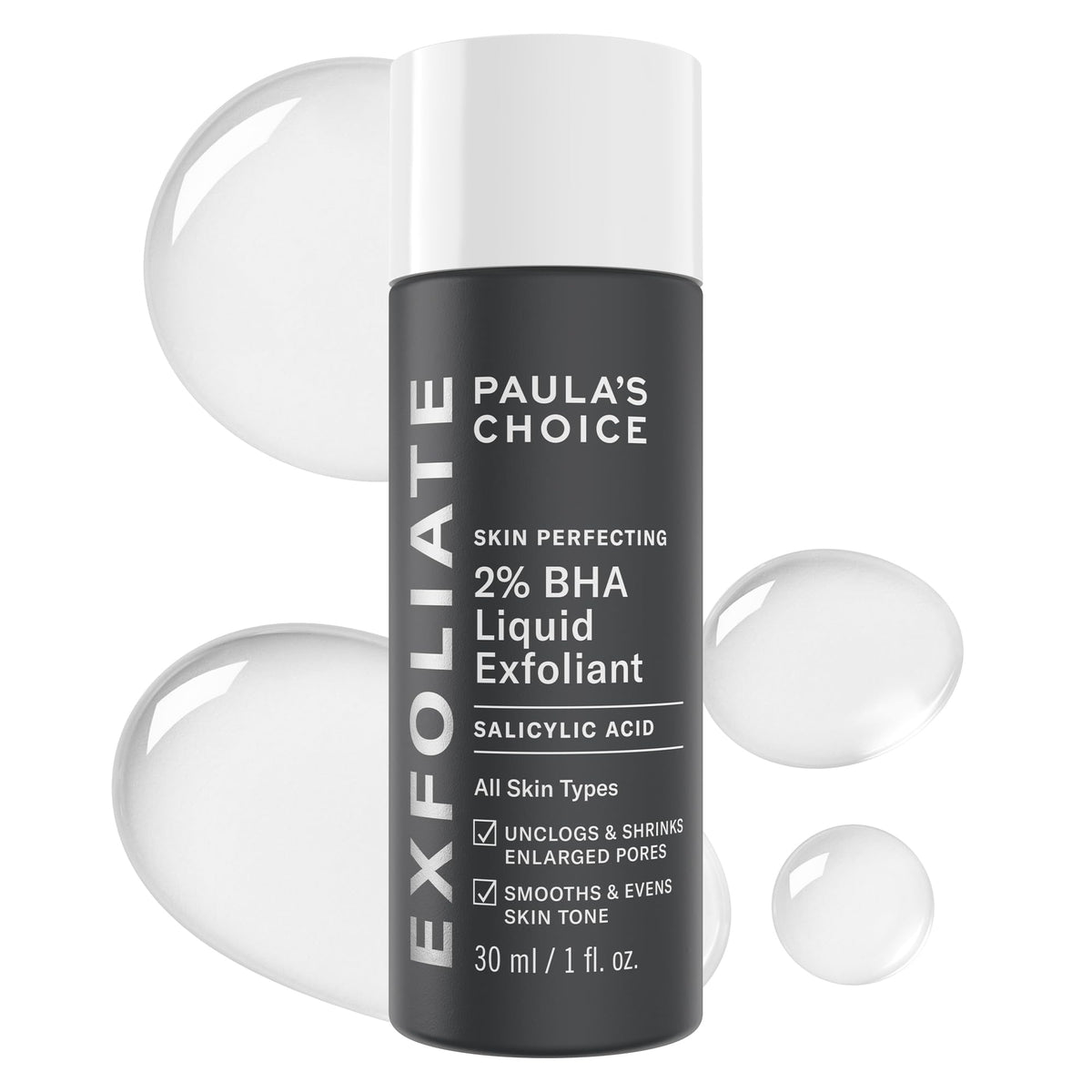 Paula's Choice SKIN PERFECTING 2% BHA Liquid Leave-On Exfoliant Father Jim Norris notebooks