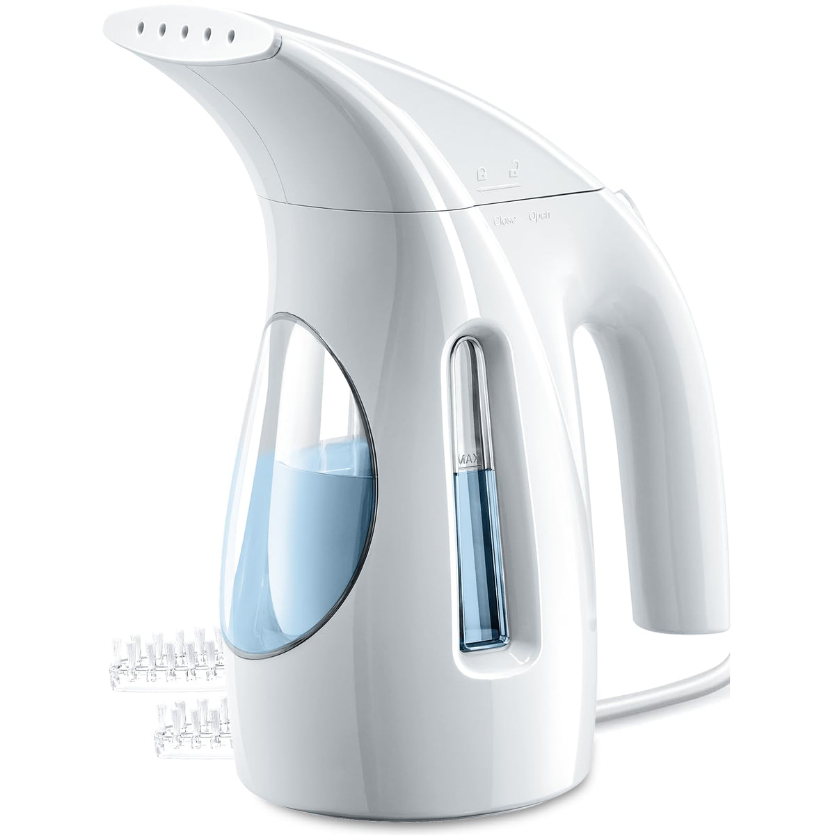 HiLIFE Steamer for Clothes, Portable Handheld Clothing Steamer, 240ml Big Capacity, 700W, Strong Power, Fabric Quick Wrinkle Remover with Brush for Home, Office(ONLY 120V)(Ink Black)