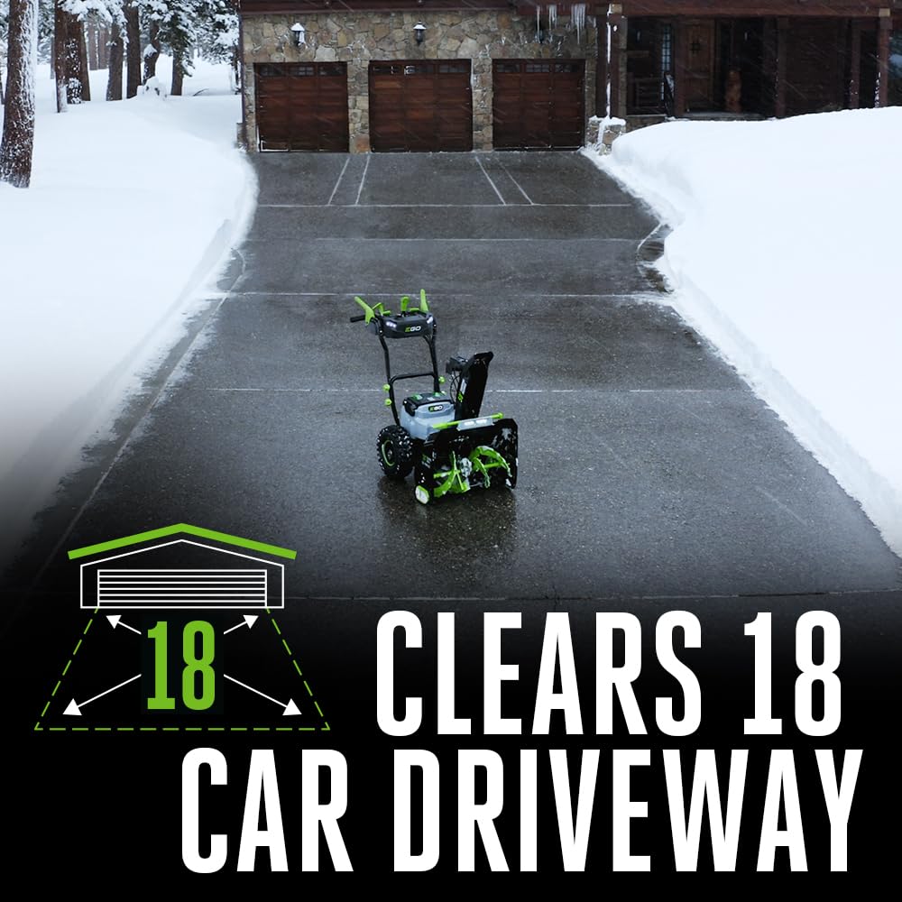 EGO Power+ 21" Electric Snow Blower, Gray/Black, Cordless Steel Auger, Includes (2) 56V 5.0Ah Batteries and Dual Port Charger, SNT2112 Father Jim Norris notebooks
