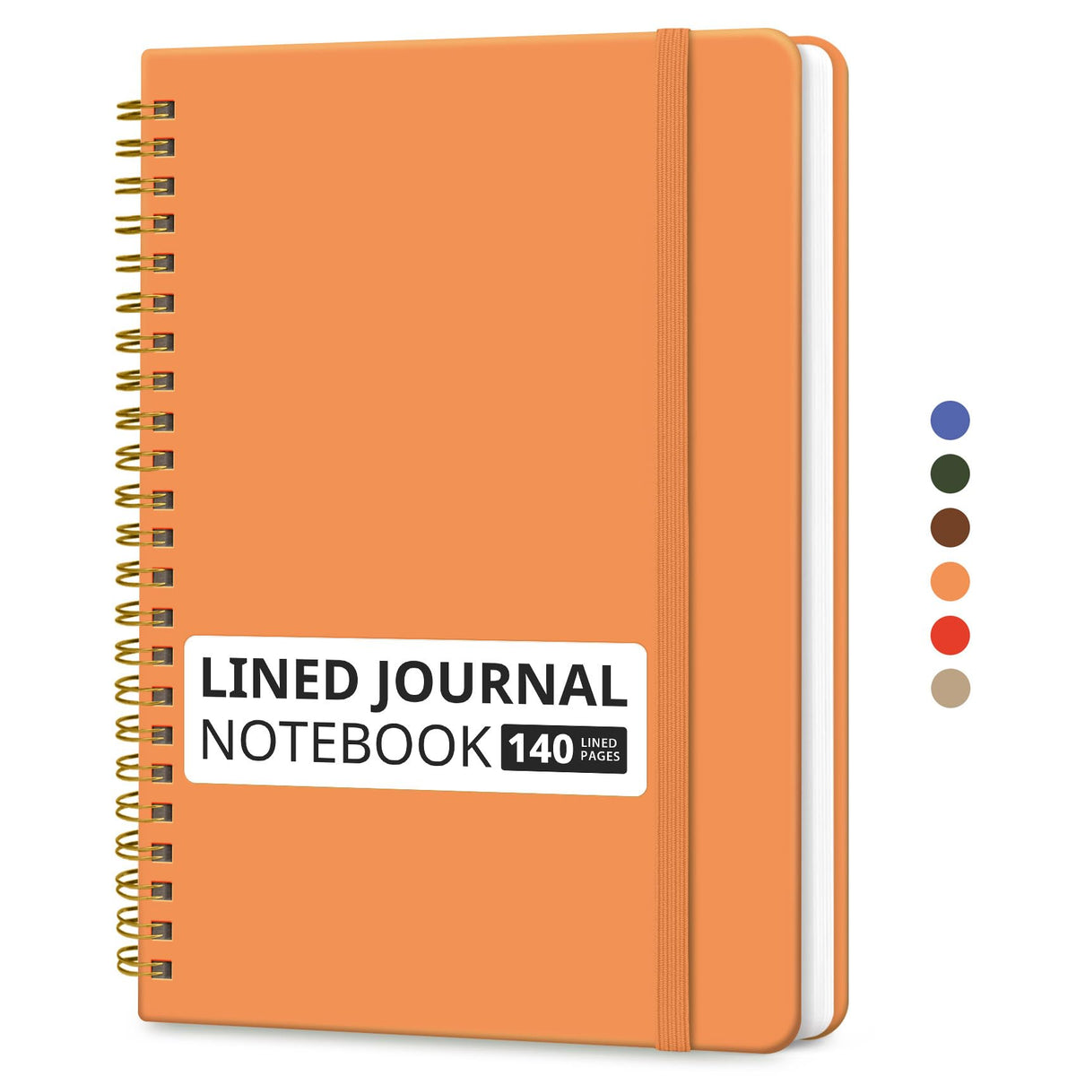 Taja Lined Spiral Notebook for Work, 5.7"x7.9" Spiral Journal College Ruled Father Jim Norris notebooks