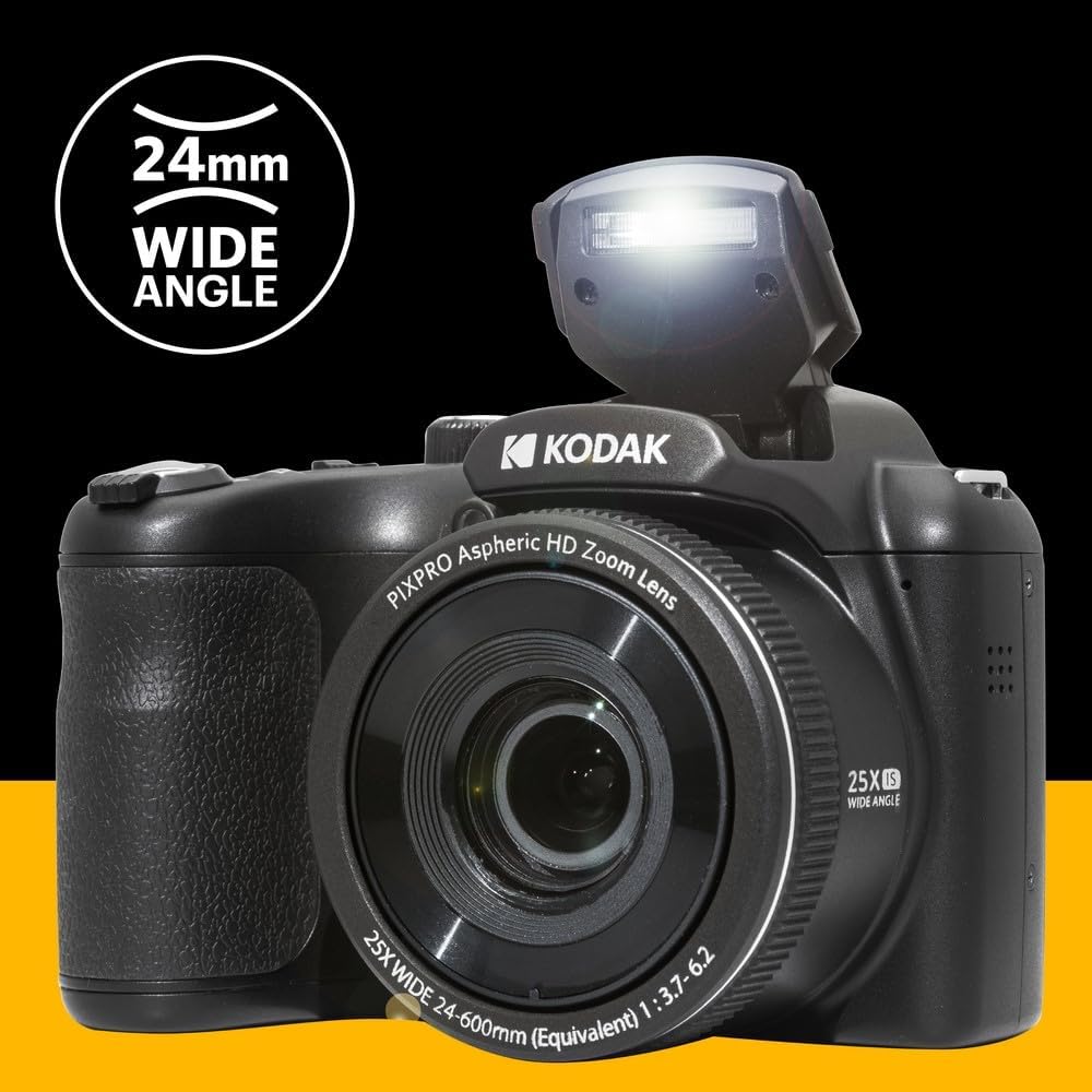 Kodak PIXPRO FZ55 16MP Compact Digital Camera, 5X Optical Zoom, Blue Father Jim Norris notebooks