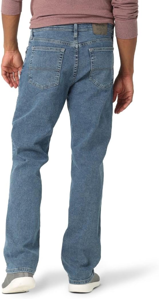 Wrangler Mens Comfort Flex Waist Relaxed Fit Jean