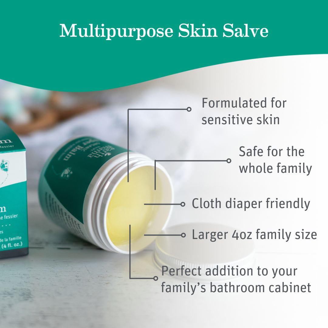 Earth Mama Organic Nipple Butter, Lanolin-Free Breastfeeding Cream, 2 fl oz