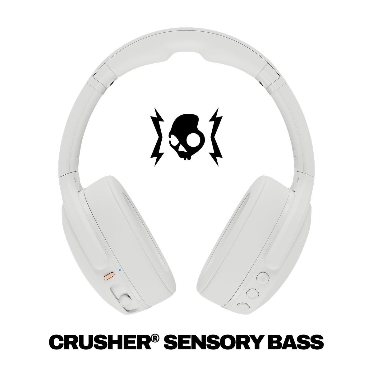 Skullcandy Crusher Evo Wireless Multi-Sensory Bass Headphones - True Black Father Jim Norris notebooks