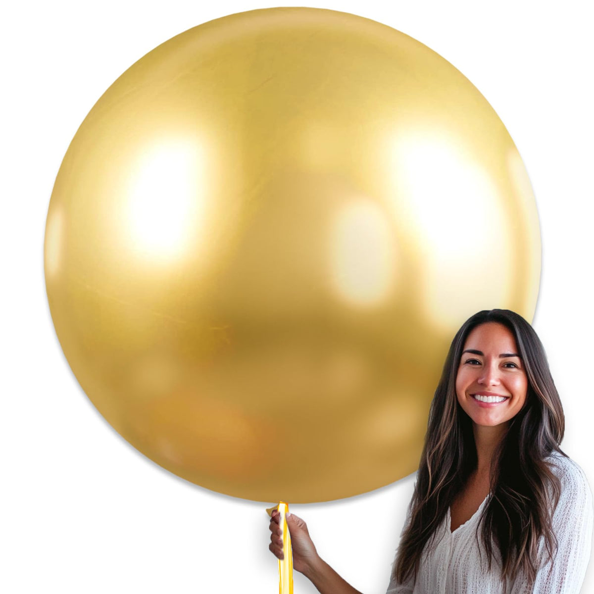 PartyWoo Assorted Colors Rainbow Balloons 50pcs Multicolor Colorful Color