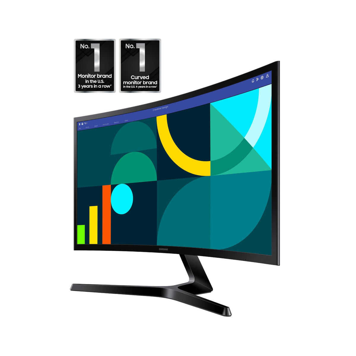 Samsung 27" Essential S3 (S36GD) Series FHD 1800R Curved Computer Monitor Father Jim Norris notebooks