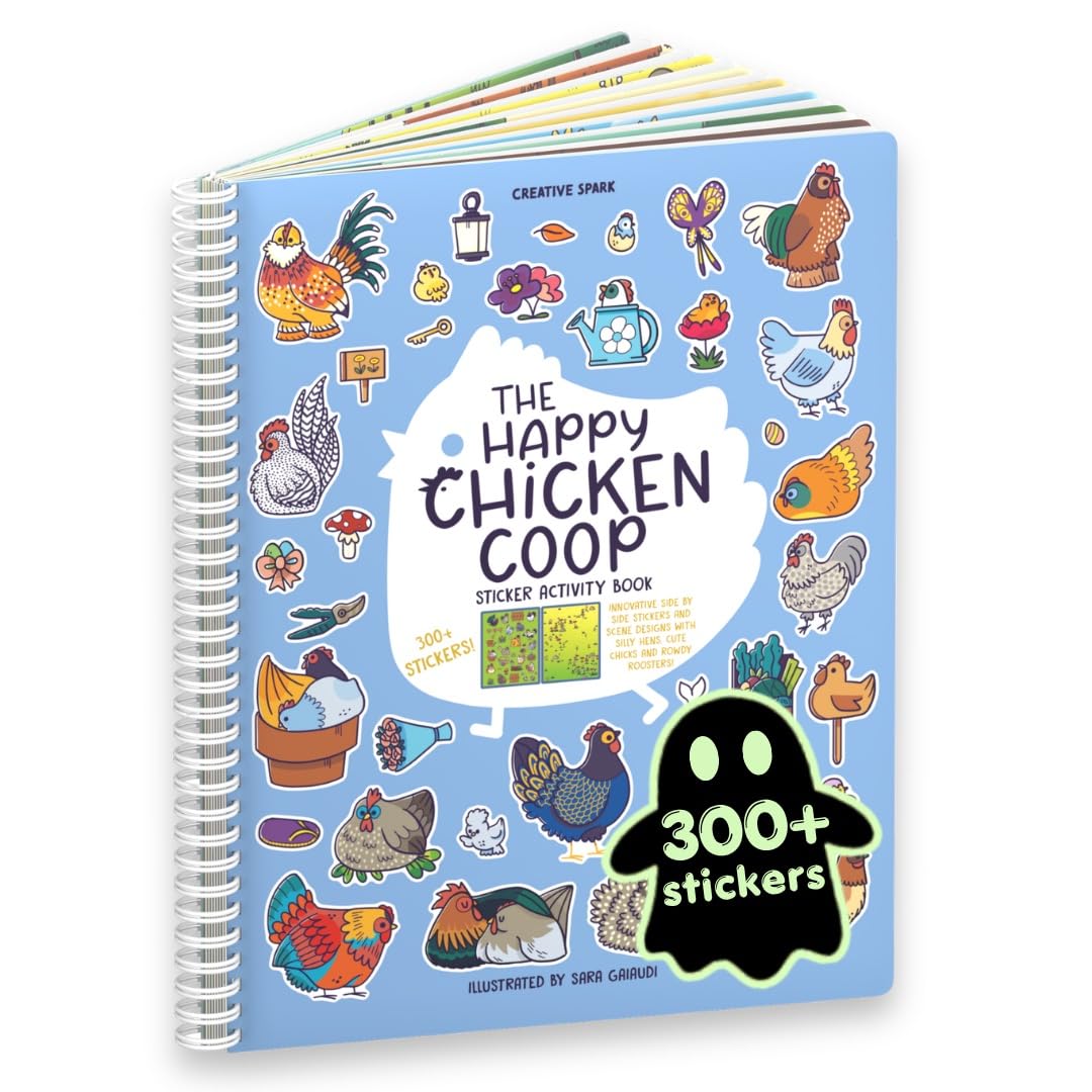 Cupkin Animal Habitats Sticker Book | 12 Coloring & Activity, 500+ Stickers
