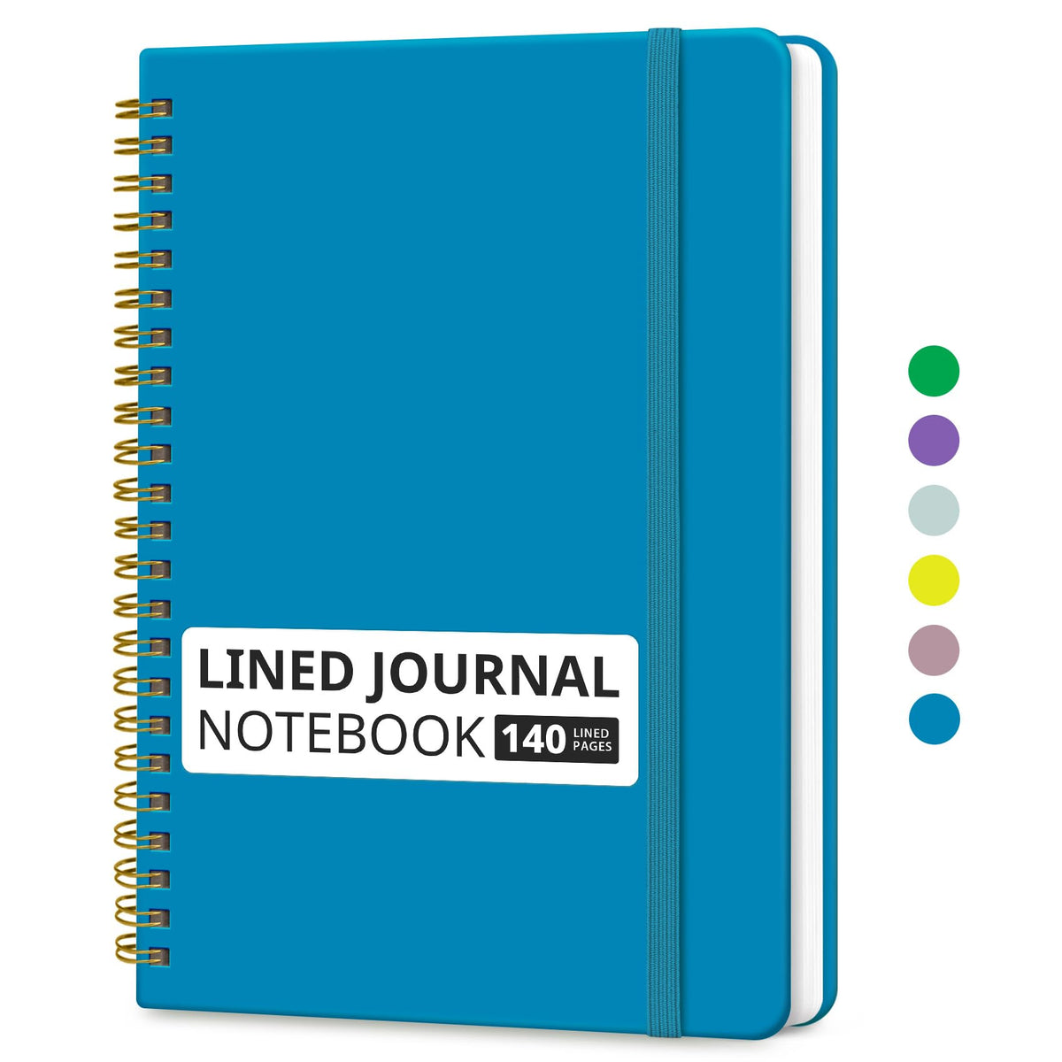 Taja Lined Spiral Notebook for Work, 5.7"x7.9" Spiral Journal College Ruled Father Jim Norris notebooks