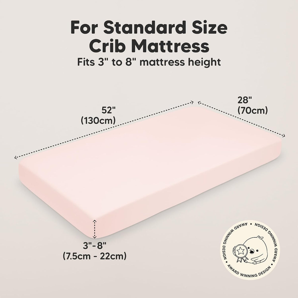 KeaBabies 2pk Organic Cotton Crib Sheets for Boys Girls 52x28, ABC Land Sky