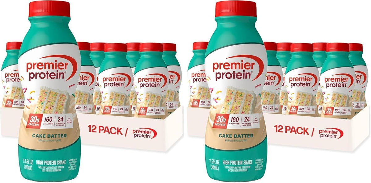 Premier Protein 30g High Protein Shake, Chocolate, 12 Pack