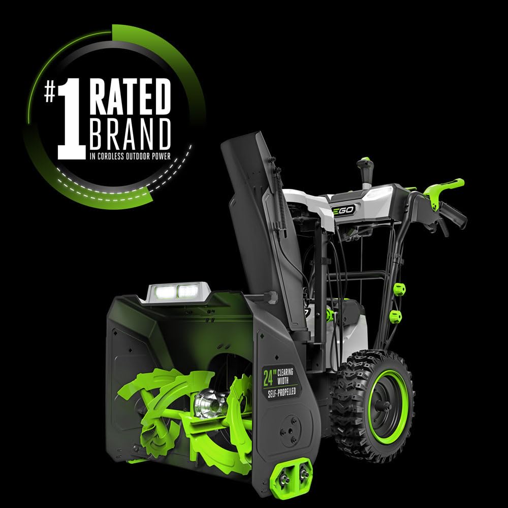 EGO Power+ 21" Electric Snow Blower, Gray/Black, Cordless Steel Auger, Includes (2) 56V 5.0Ah Batteries and Dual Port Charger, SNT2112 Father Jim Norris notebooks