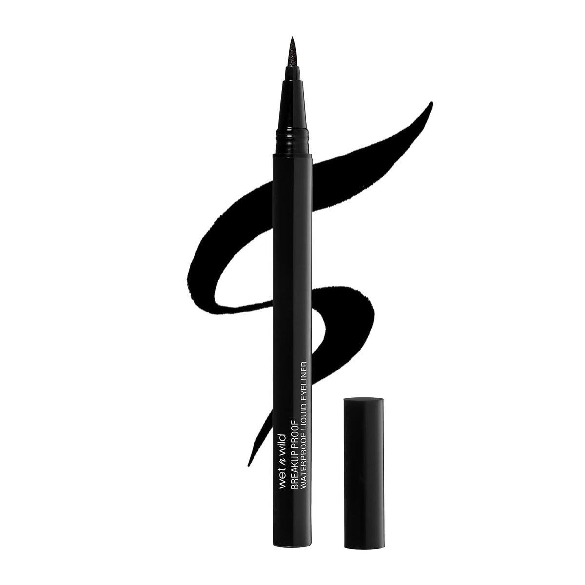 Liquid Eyeliner - Ultra-Fine Brush, Waterproof, Long-Lasting - Cruelty-Free & Vegan - Ultra Black