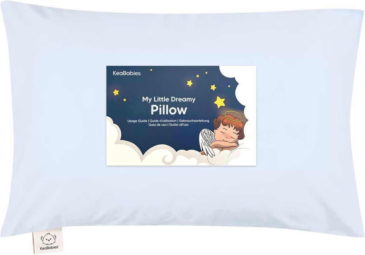 Toddler Pillow with Pillowcase, 13x18 My Little Dreamy Pillow (ABC Land)